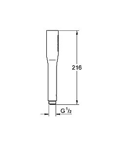 Душевая лейка GROHE Euphoria Cosmopolitan 27367 000 купить в интернет-магазине сантехники Sanbest