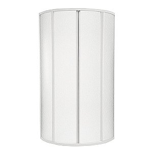 Душевой угол BAS Плуто ШТ00005 90х90 стекло матовое/профиль белый купить в интернет-магазине Sanbest