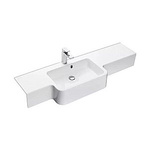 Раковина Акватон Отель 129 1A709831PI01L белая купить в интернет-магазине Sanbest