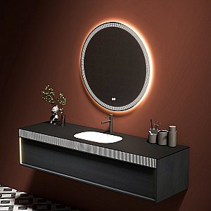 Тумба с раковиной Black&White Universe U950.1600 матовый античный серый для ванной в интернет-магазине Sanbest