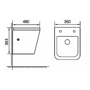 Инсталляция для унитаза Azario AZ-8010-1000 купить в интернет-магазине сантехники Sanbest