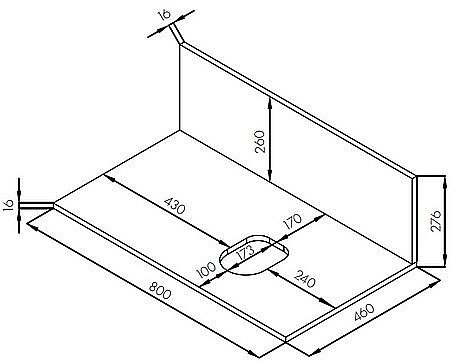 Столешница с панелью Акватон Мишель 80 1A277203MIX40 серая для ванной в интернет-магазине сантехники Sanbest