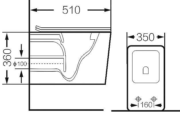 Унитаз подвесной Grossman GR-4460S безободковый, с крышкой микролифт, белый купить в интернет-магазине Sanbest