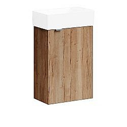 Тумба под раковину Sancos Mini MN35EGR дуб галифакс/правая купить в интернет-магазине сантехники Sanbest