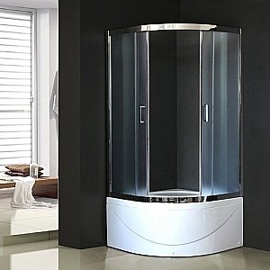 Душевой уголок Royal Bath RB100BK-C-CH 100х100 матовый купить в интернет-магазине Sanbest