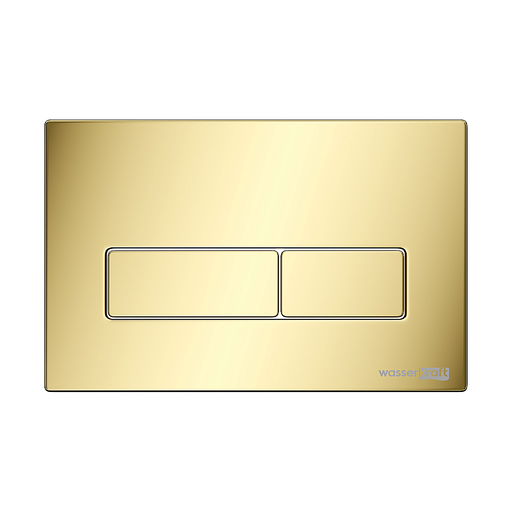 Кнопка для инсталяции WasserKraft PG03 золото глянцевое купить в интернет-магазине сантехники Sanbest