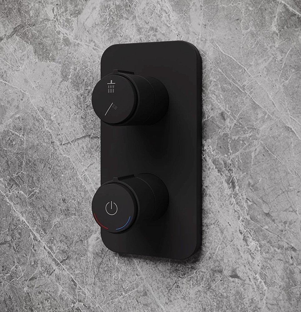 Смеситель для душа Iddis Slide SLIBLBTi67 черный матовый купить в интернет-магазине сантехники Sanbest