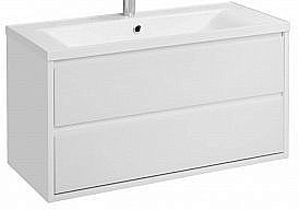Тумба под раковину Акватон Римини 100 белая купить в интернет-магазине сантехники Sanbest