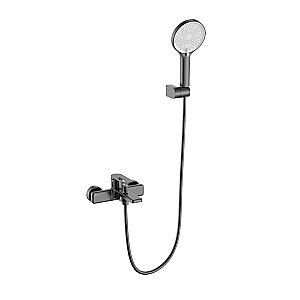 Смеситель для ванны Black&white Gravity GL-9101-GM оружейная сталь матовая купить в интернет-магазине сантехники Sanbest