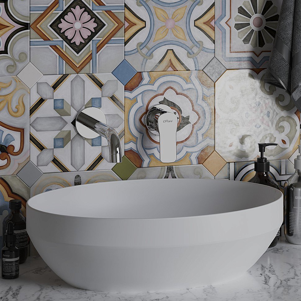 Смеситель для раковины PAINI Viva Style P4CR208 хром купить в интернет-магазине сантехники Sanbest