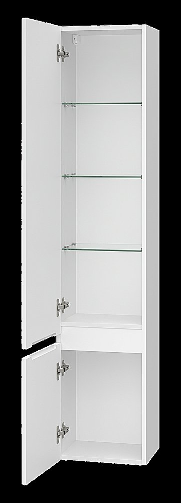 Пенал подвесной Misty Victory 35 VIC-05035-010L белый левый для ванной в интернет-магазине сантехники Sanbest