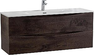 Тумба с раковиной BelBagno MARINO-CER-N-1200-2C-SO-RNG-P Rovere Nature Grigio для ванной в интернет-магазине Sanbest