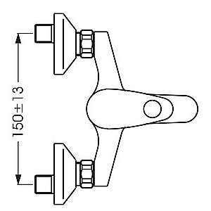 Смеситель для ванны Vidima Orion BA004AA купить в интернет-магазине сантехники Sanbest