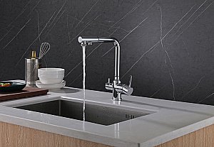 Смеситель для кухни Abber EMOTION AF8814 хром купить в интернет-магазине сантехники Sanbest