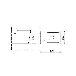Унитаз подвесной Vincea Q-Line VT1-12MB безободковый, с крышкой микролифт,  матовый черный купить в интернет-магазине Sanbest
