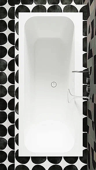 Ванна Salini ORLANDA KIT S-stone 102127M 170x75 белая купить в интернет-магазине Sanbest