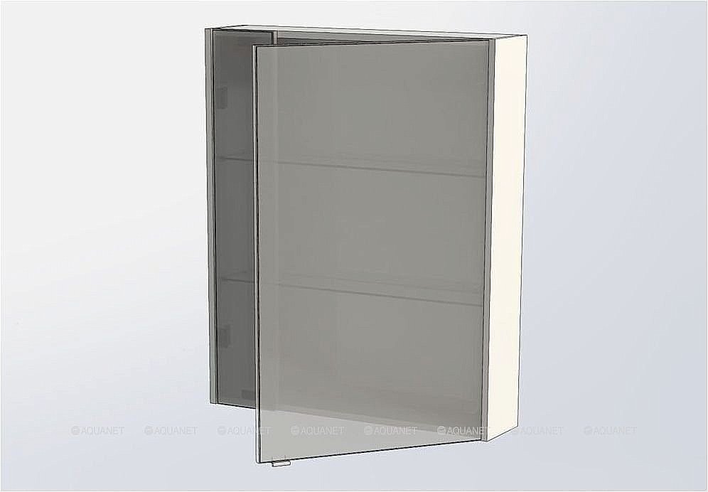 Зеркальный шкаф Aquanet Августа 75 белый купить в интернет-магазине сантехники Sanbest