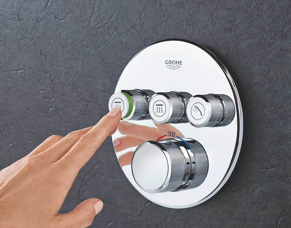 Термостат для душа Grohe Grohtherm SmartControl 29121000 купить в интернет-магазине сантехники Sanbest