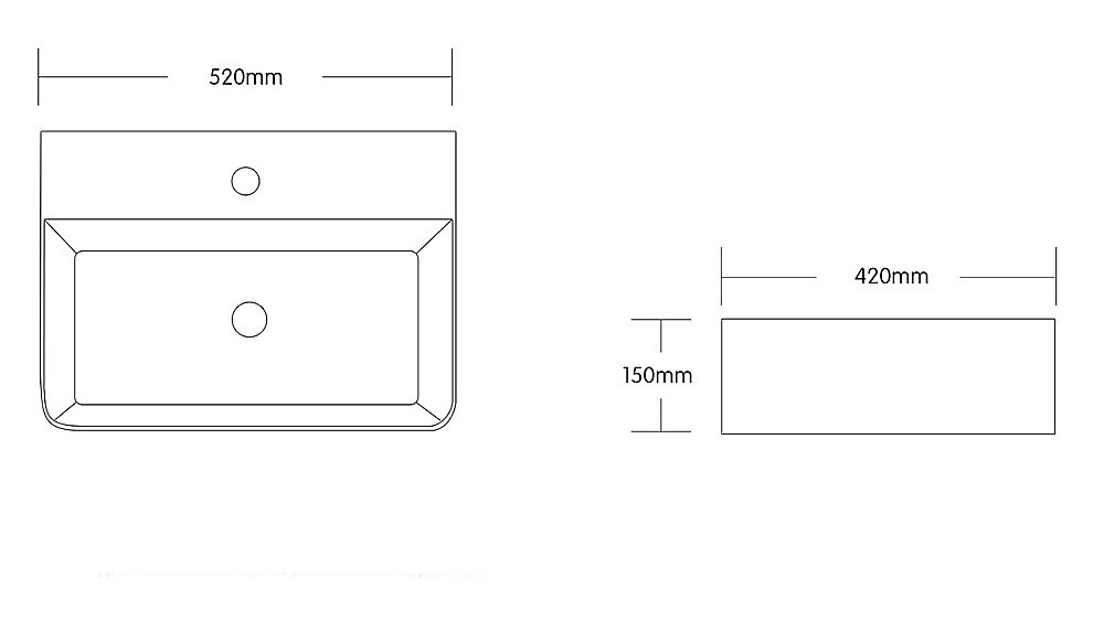 Раковина накладная CeruttiSpa 52 CR0094 белая купить в интернет-магазине Sanbest