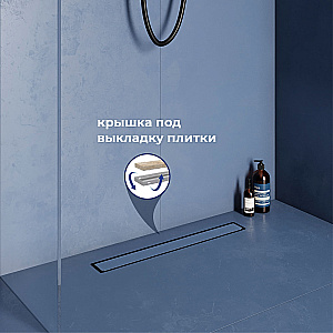 Душевой трап RGW Shower Drain SDR-22B 600 Черный купить в интернет-магазине Sanbest