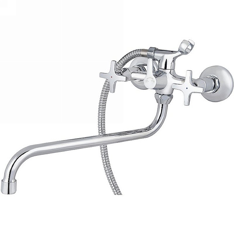 Смеситель для ванны Kaiser Crystal 28155 купить в интернет-магазине сантехники Sanbest