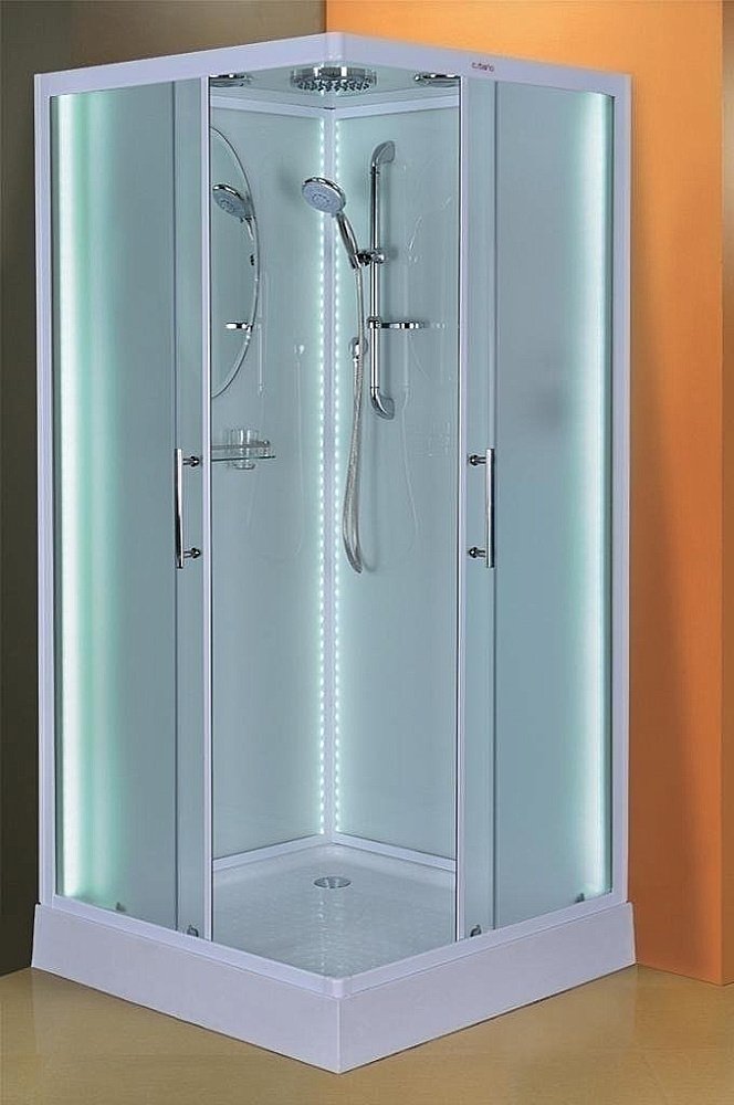 Душевая кабина Esbano Elegancia Led ES-L 90CKR 90х90 купить в интернет-магазине Sanbest