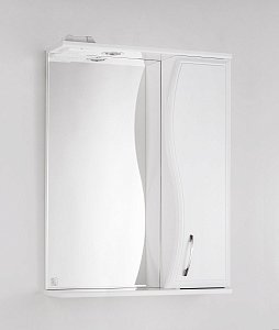 Зеркало со шкафом Style Line Панда 60/С Волна в ванную от интернет-магазине сантехники Sanbest