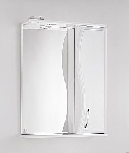 Зеркало со шкафом Style Line Панда 60/С Волна в ванную от интернет-магазине сантехники Sanbest