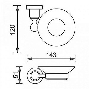 Мыльница Aquanet 3885 купить в интернет-магазине сантехники Sanbest