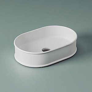 Раковина накладная Artceram Atelier 60 ATL002 05 00 белая матовая купить в интернет-магазине Sanbest