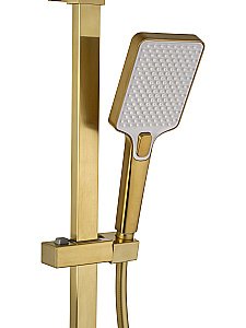 Душевая система WONZON & WOGHAND DIAMOND WW-88739011-BG брашированное золото купить в интернет-магазине сантехники Sanbest