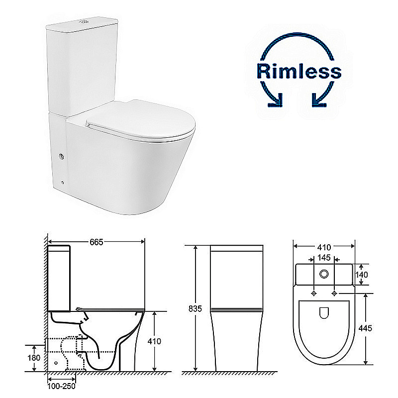 Инсталляция для унитаза Azario AZ-8010-1000 купить в интернет-магазине сантехники Sanbest
