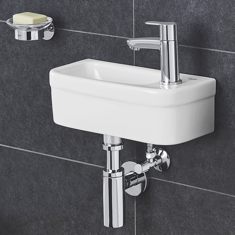 Раковина подвесная Grohe Euro Ceramic 37 39327000 белая купить в интернет-магазине Sanbest