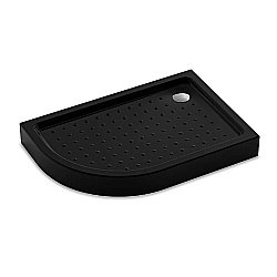 Душевой поддон Veconi 100х90 TZ55RB-10090-C5 черный правый купить в интернет-магазине сантехники Sanbest