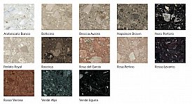 Столешница из мраморного агломерата Caprigo Альбион 90 20 мм образцы цветов на выбор купить в интернет-магазине сантехники Sanbest