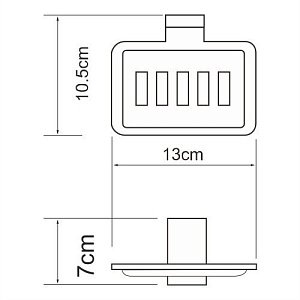 Мыльница WasserKRAFT Lopau K-6069 купить в интернет-магазине сантехники Sanbest