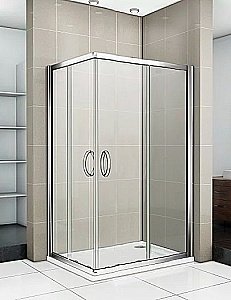 Душевой уголок Good Door INFINITY CR-120-90-C-CH стекло прозрачное/профиль хром купить в интернет-магазине Sanbest