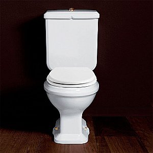 Унитаз напольный SIMAS Arcade AR831 с бачком, белый/бронза купить в интернет-магазине Sanbest