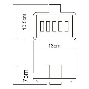 Мыльница WasserKRAFT Lopau K-6069 купить в интернет-магазине сантехники Sanbest