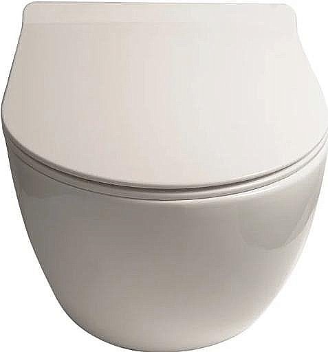 Унитаз подвесной SantiLine SL-5002SM-BD безободковый, с крышкой микролифт купить в интернет-магазине Sanbest