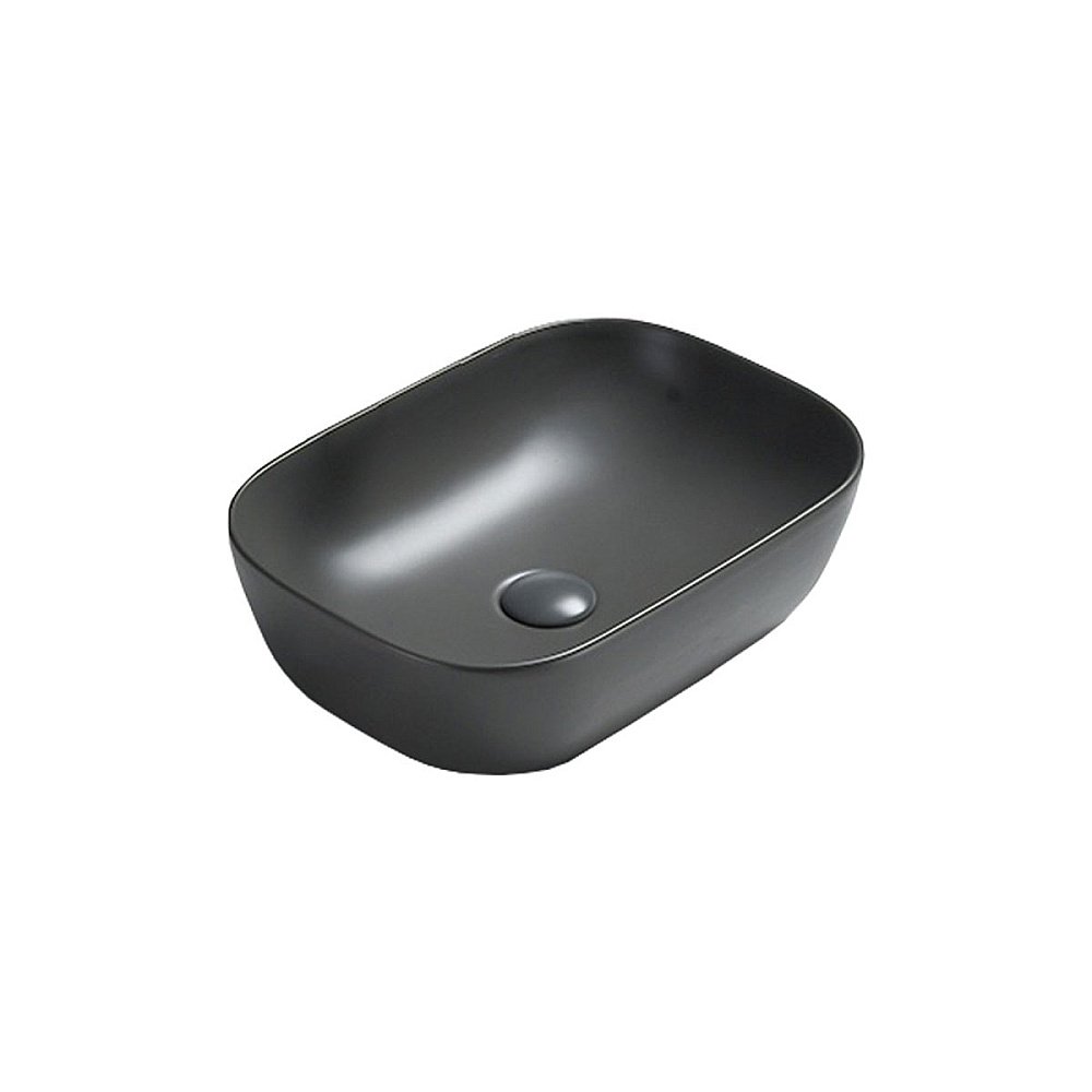 Раковина накладная Vincea 45,5 VBS-102MA антрацит матовый купить в интернет-магазине Sanbest