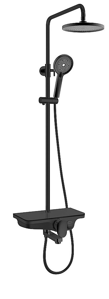 Душевая система Weltwasser WW DP 1020 BL 10000003186 черная купить в интернет-магазине сантехники Sanbest