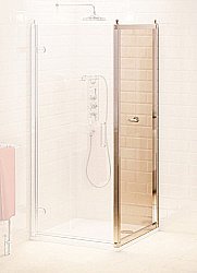 Боковая стенка Burlington Side C14 90 стекло прозрачное/профиль хром купить в интернет-магазине сантехники Sanbest
