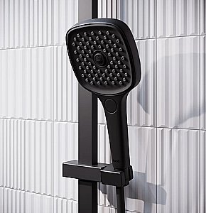 Душевая система Iddis Slide SLIBLBTi06 черный матовый купить в интернет-магазине сантехники Sanbest