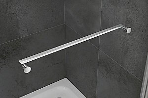 Душевой уголок ABBER Schwarzer Diamant AG0A090 90x90 стекло прозрачное/профиль хром купить в интернет-магазине Sanbest