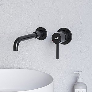 Смеситель для раковины RGW Shower Panels SP-47B 51140547-04 черный купить в интернет-магазине сантехники Sanbest