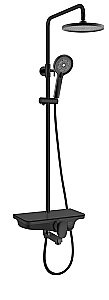 Душевая система Weltwasser WW DP 1020 BL 10000003186 черная купить в интернет-магазине сантехники Sanbest