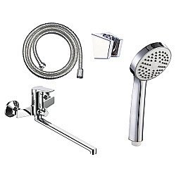 Смеситель для ванны Loranto INESSA LR90287000 Хром купить в интернет-магазине сантехники Sanbest