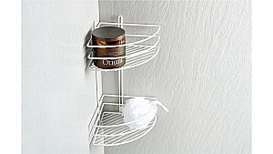 Полка угловая Fixsen FX-710W-2 белая купить в интернет-магазине сантехники Sanbest