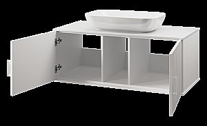 Тумба с раковиной Misty RICHARD 06105-01-01 105 белая для ванной в интернет-магазине Sanbest